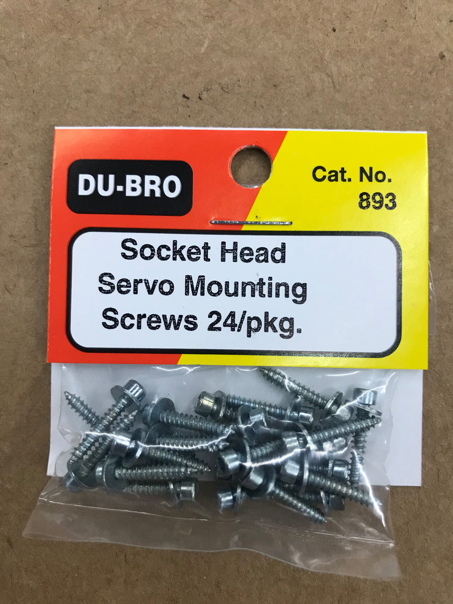 Socket Head Servo Mounting Screws