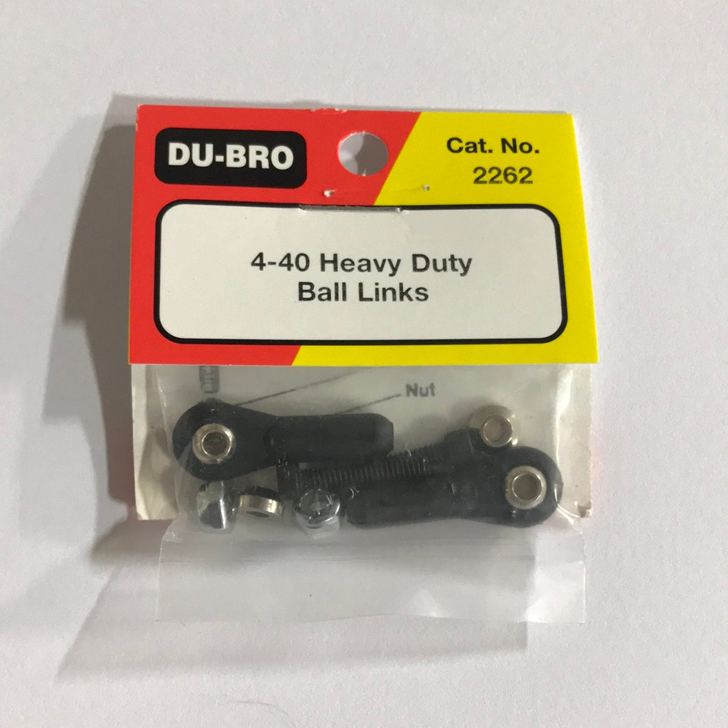 Du-Bro 4-40 Heavy Duty Ball Links DUB2262