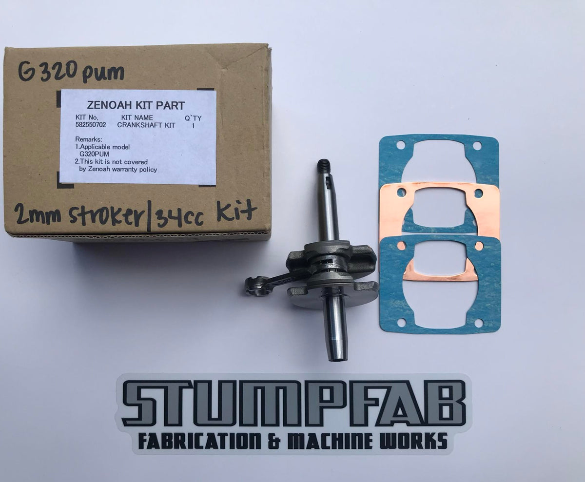 Zenoah G320 2mm Crankshaft Kit – StumpFAB