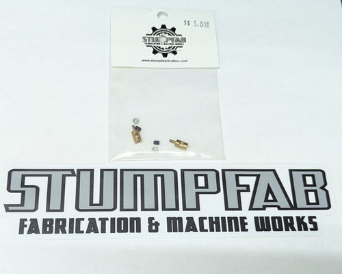 Brass Pushrod Connector, 4-40