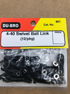 Dubro 4-40 Swivel Ball Links DUB861