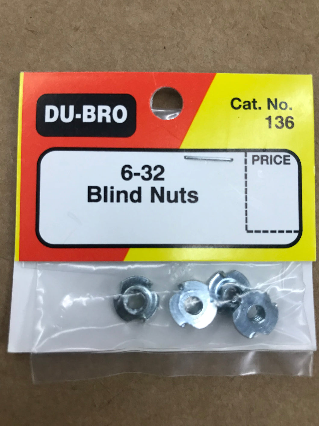Dubro 6-32 Blind Nuts DUB136