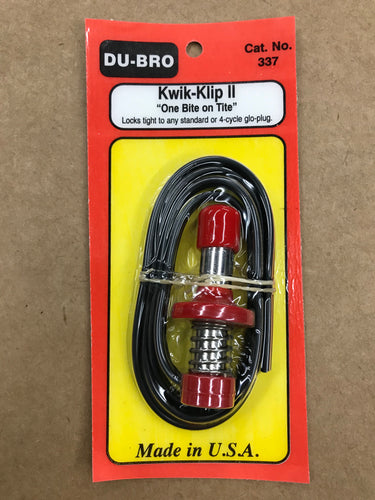 Dubro Glow Plug Connector Kwik Klip II (Short) DUB337