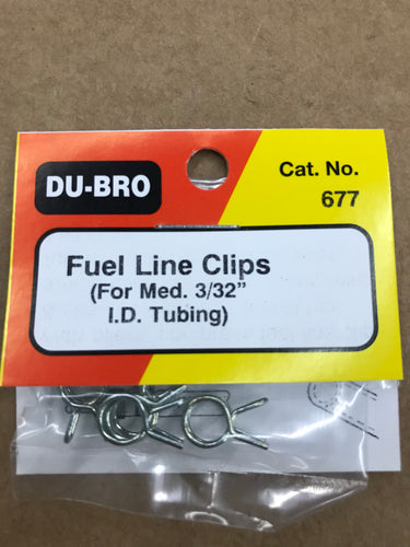 Dubro Medium Fuel Line Clips DUB677