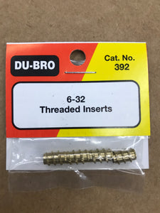 Dubro 6-32 Threaded Inserts DUB392