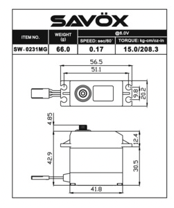 Savox SW-0231MG
