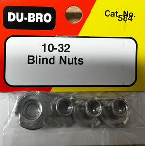 Dubro 10-32 Blind Nuts