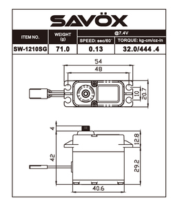 Savox SW-1210SG